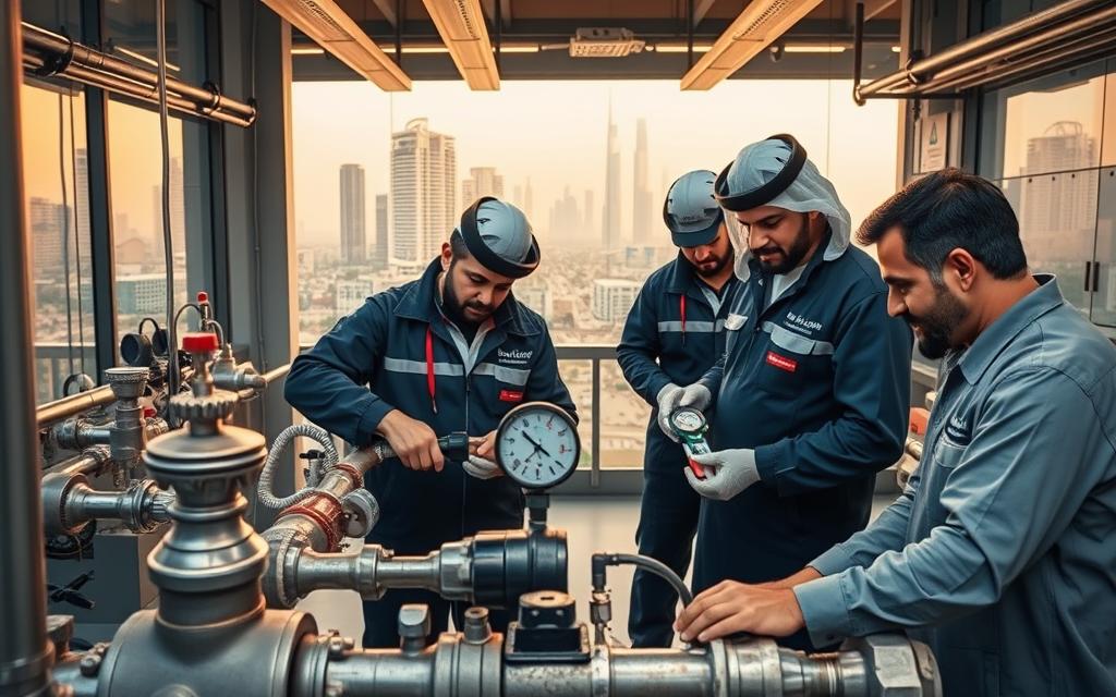 كشف تسربات المياه بالدمام