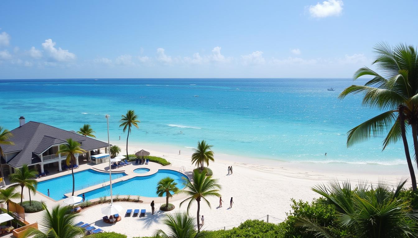 Caribbean beach resort featured in all-inclusive travel deals package