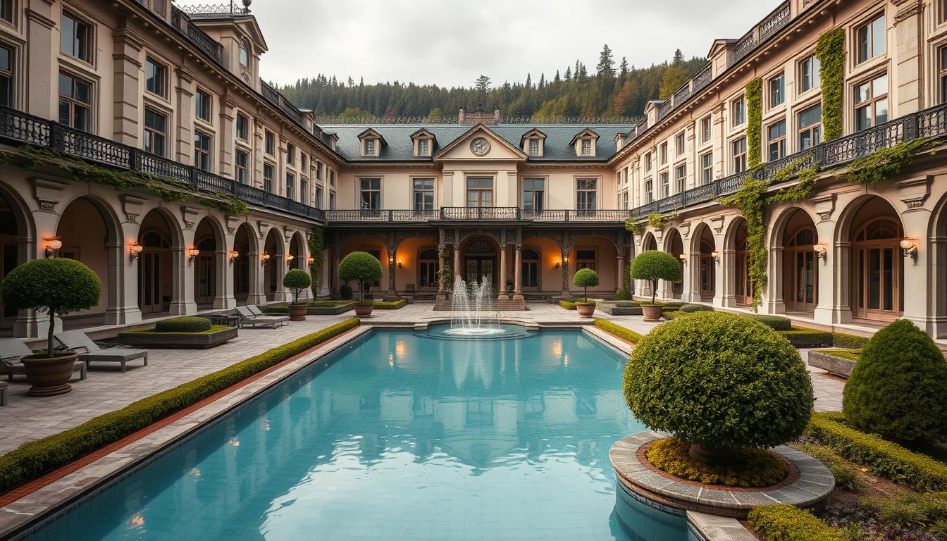 Luxury German thermal spa resort available through FeWo-direkt