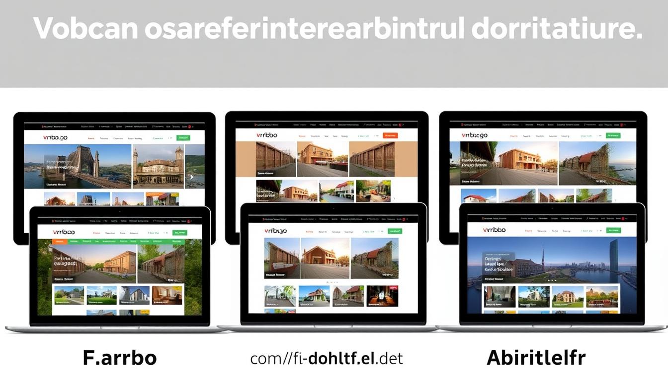 Comparison of Vrbo international counterparts showing platform interfaces side by side