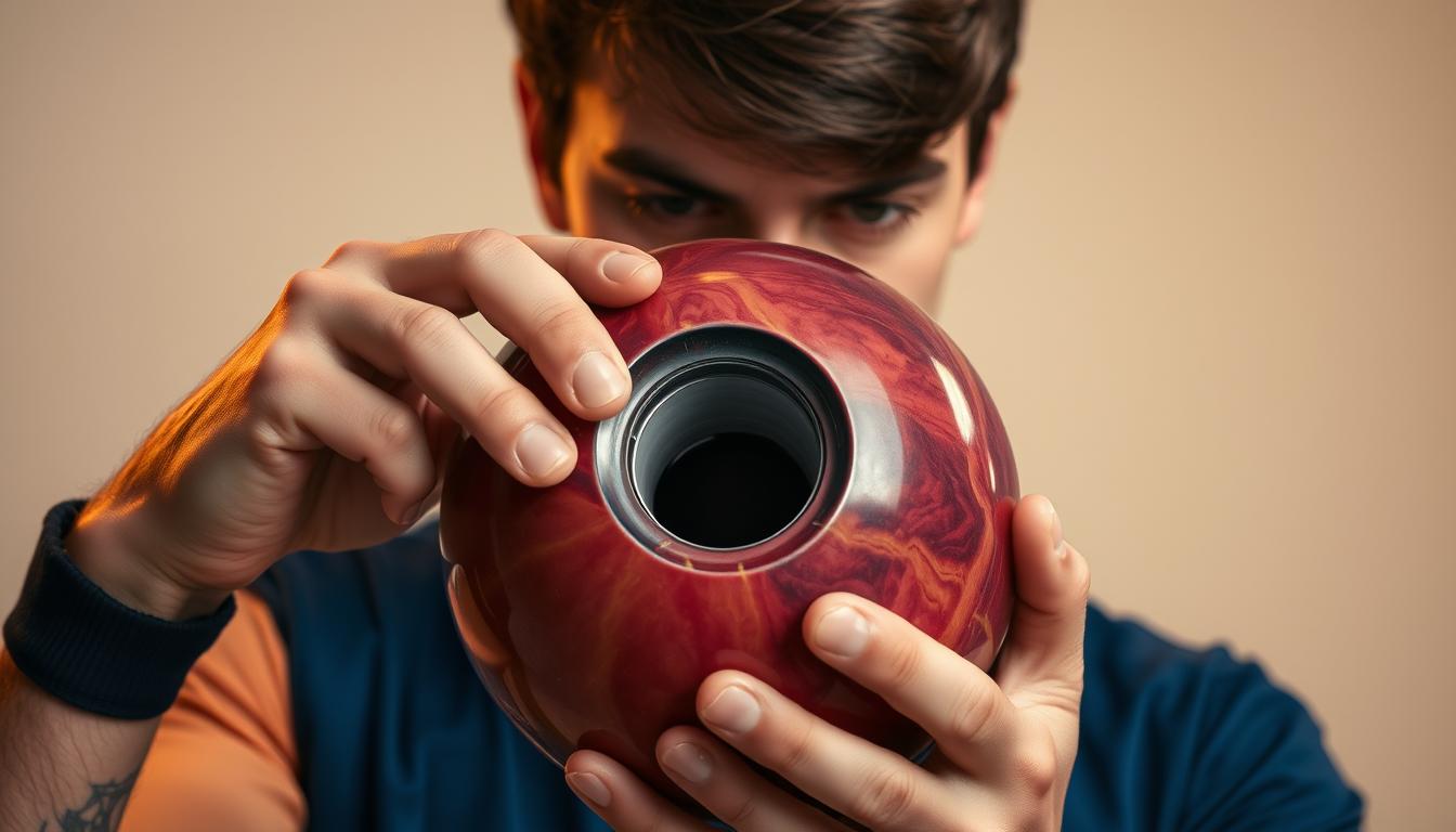 bowling ball thumb hole management