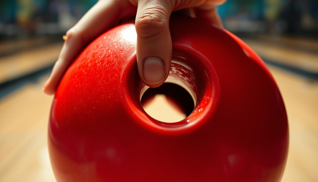 why do bowlers blow into thumb hole