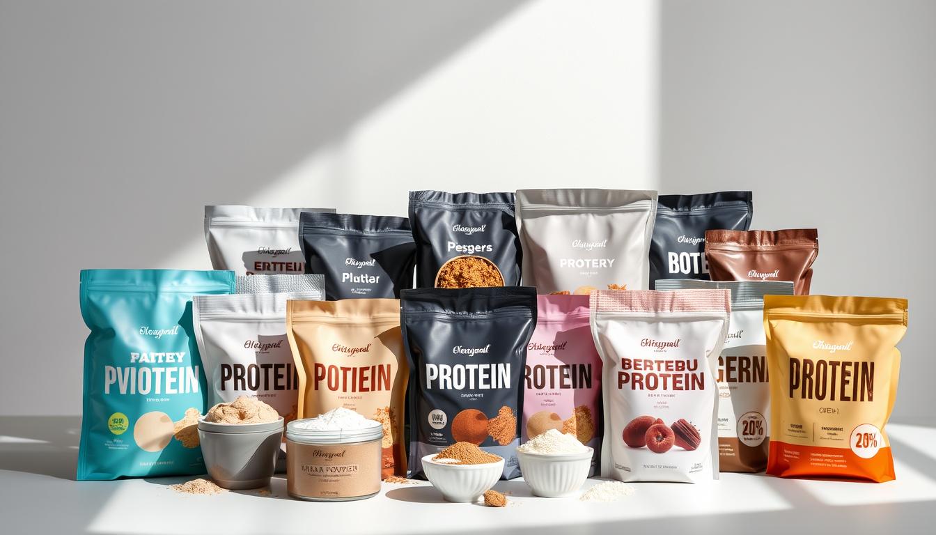 protein powder samples
