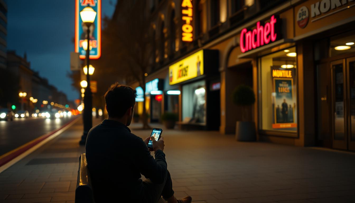 cinema no celular