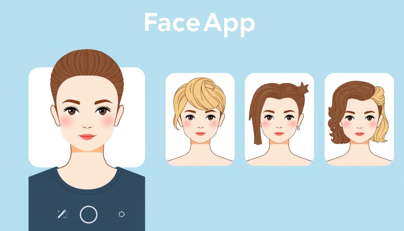 FaceApp mudar corte de cabelo