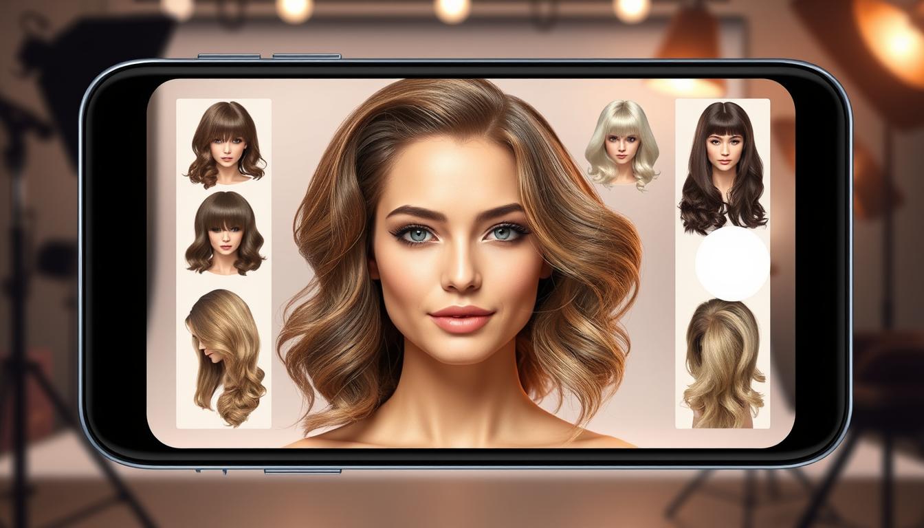 APP de simular corte de cabelo
