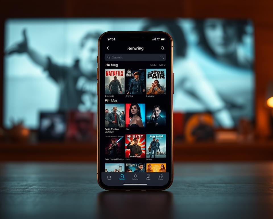 aplicativo de filmes e séries