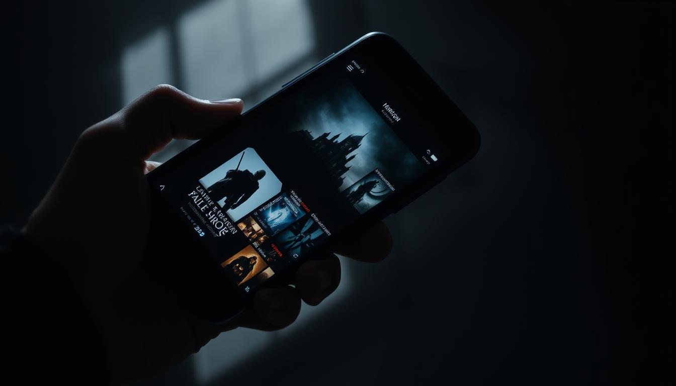 aplicativo de filmes de terror
