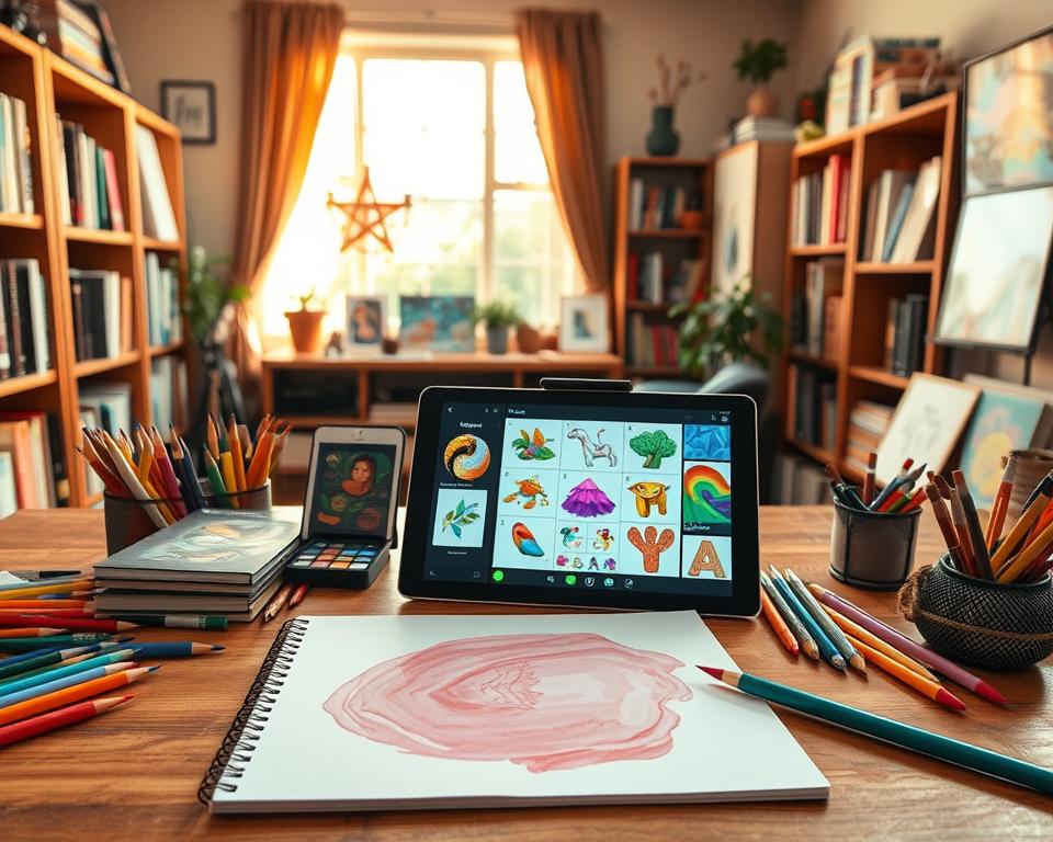 o que são aplicativos para pintar e colorir