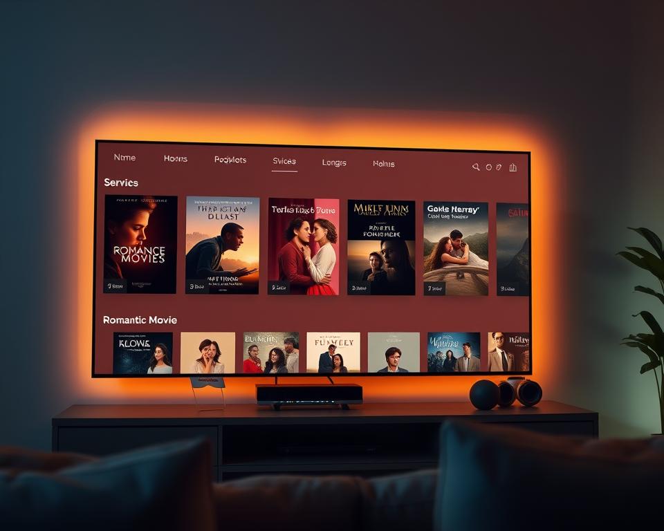 App para assistir filmes de romance