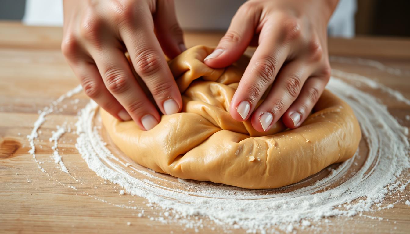 How to Make Pumpkin Spice Conchas: A Step-by-Step Guide 2 concha dough kneading