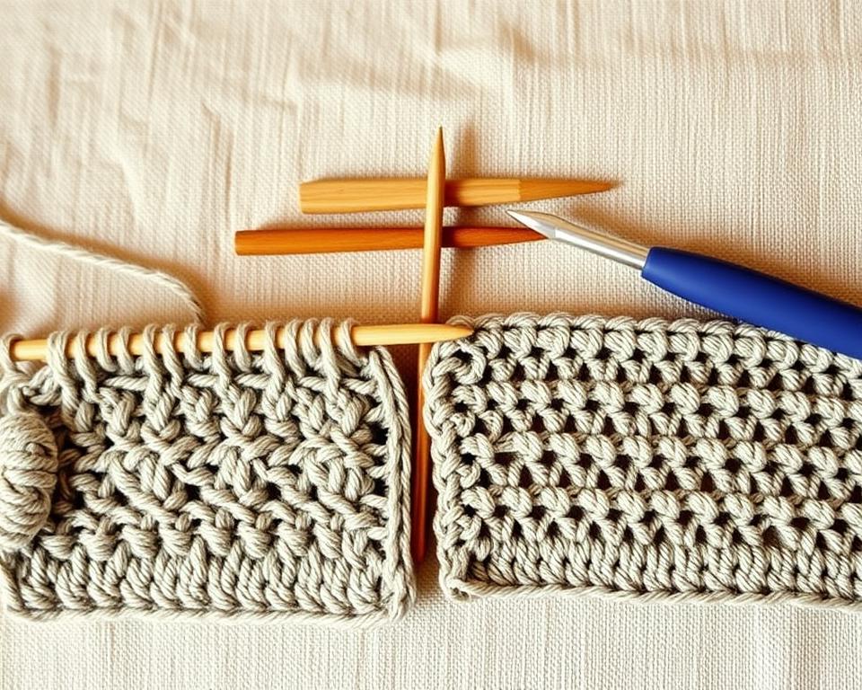 what's the difference between knitting and crocheting