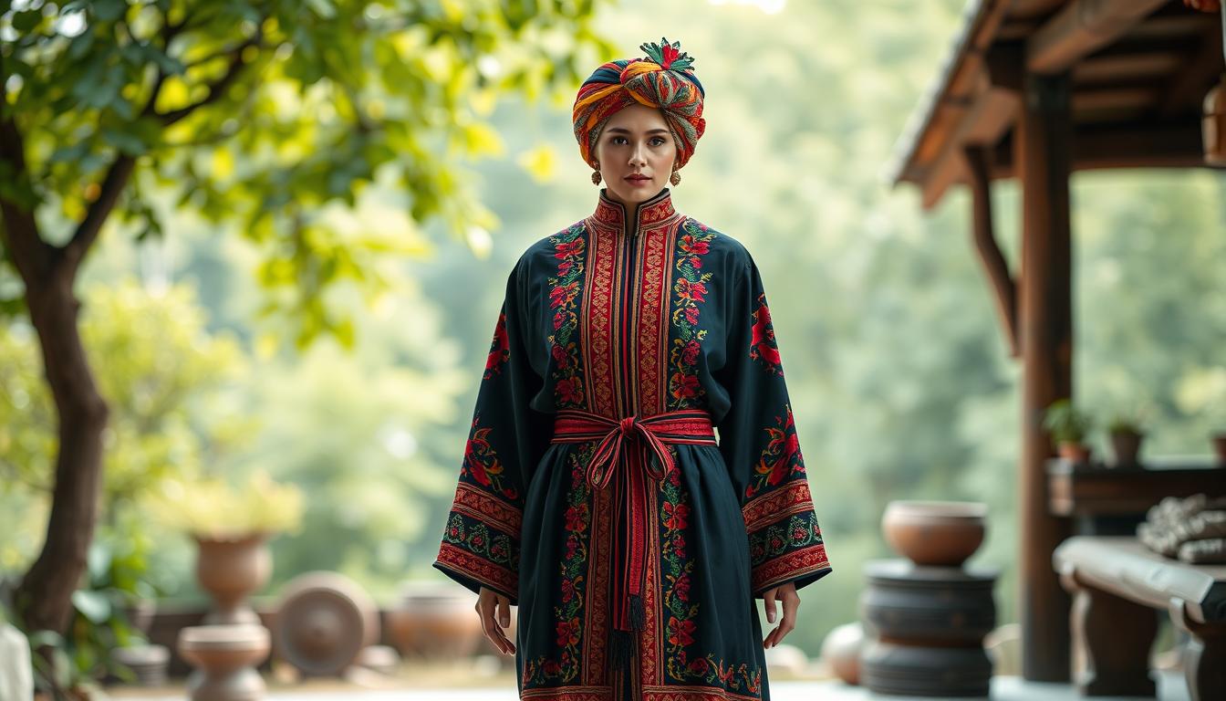 baju tradisional Azerbaijan
