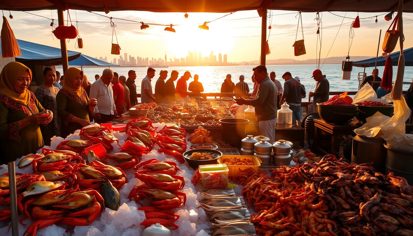 seafood di Pantai Losari