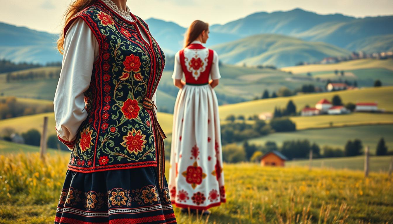 Baju Tradisional Bulgaria dalam Lukisan