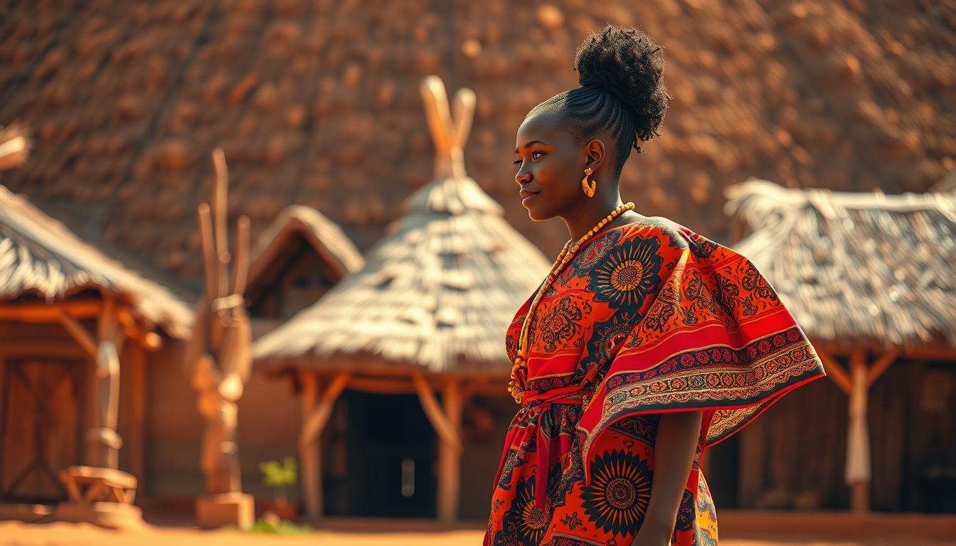 desain baju tradisional Botswana
