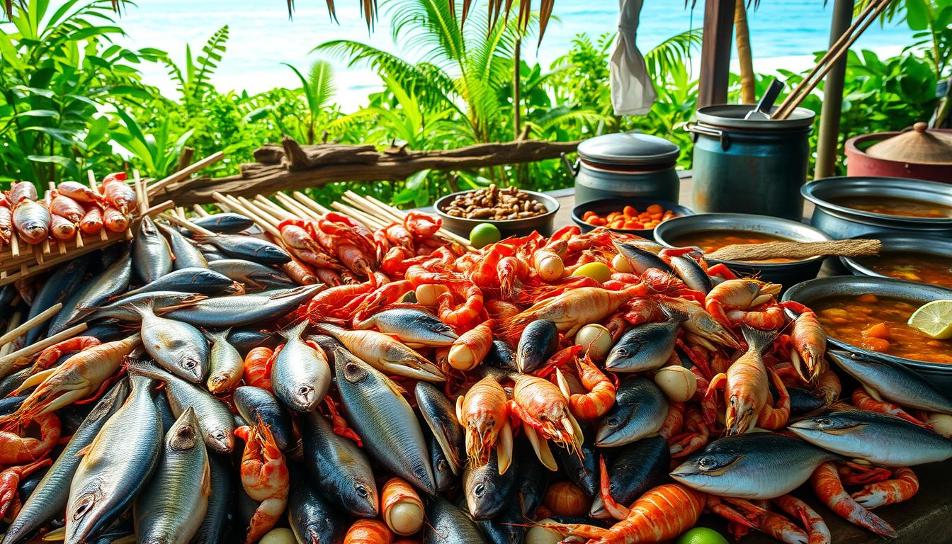 hidangan laut papua