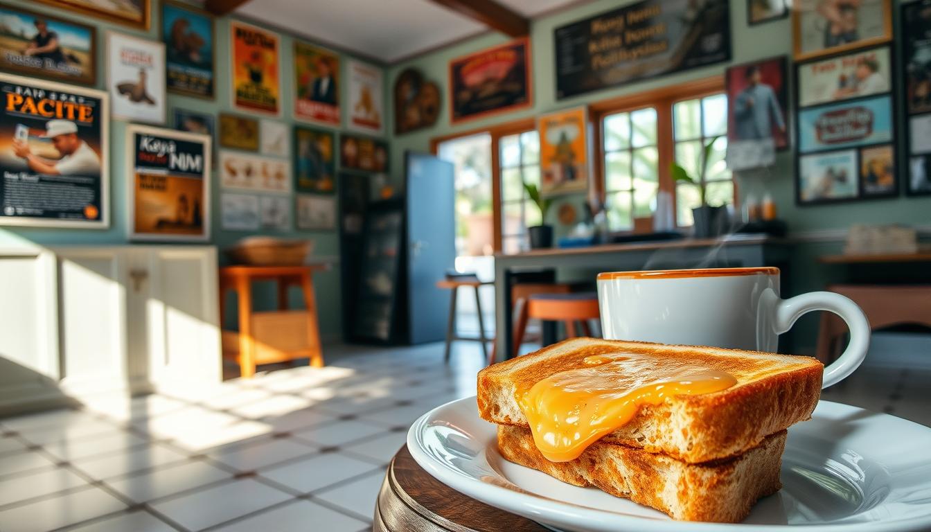 Kaya Toast di Kedai Kopi Malaysia