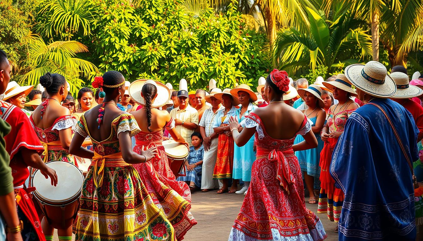 pakaian tradisional Belize
