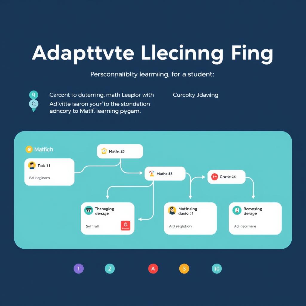 Matific's adaptive learning path showing personalized student journey