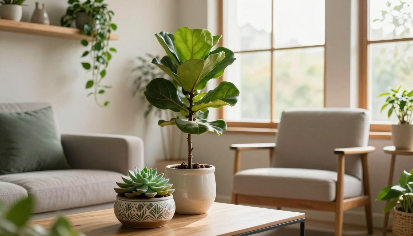 decoração com plantas