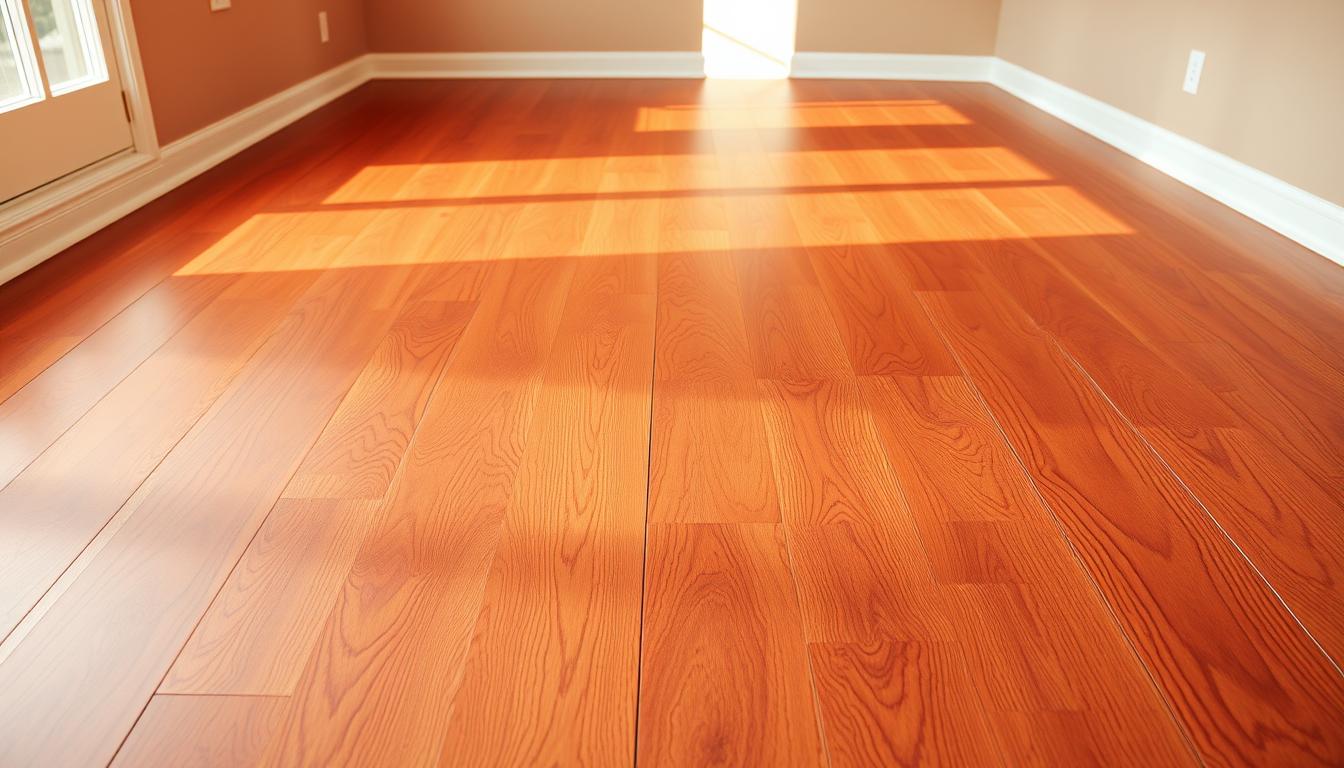reddish hardwood flooring