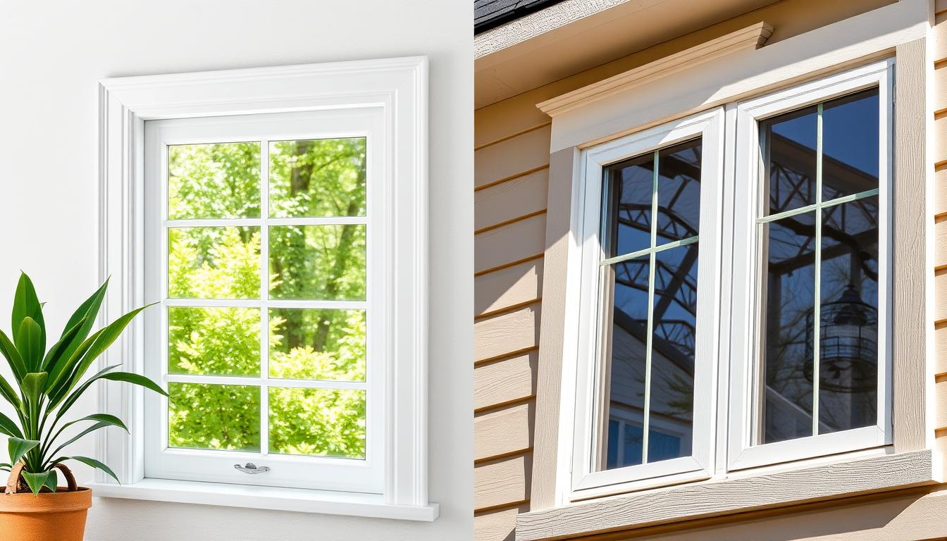Comparison of interior and exterior window frame painting techniques