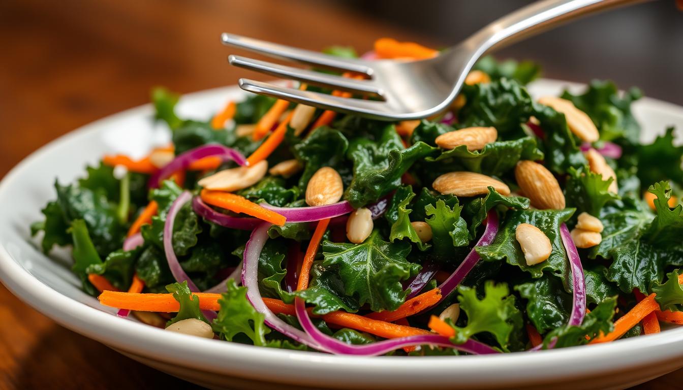 healthy kale salad
