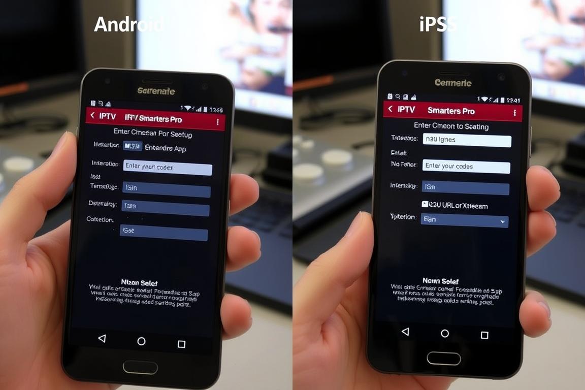Configuration d'un abonnement meilleur IPTV sur smartphone Android et iOS
