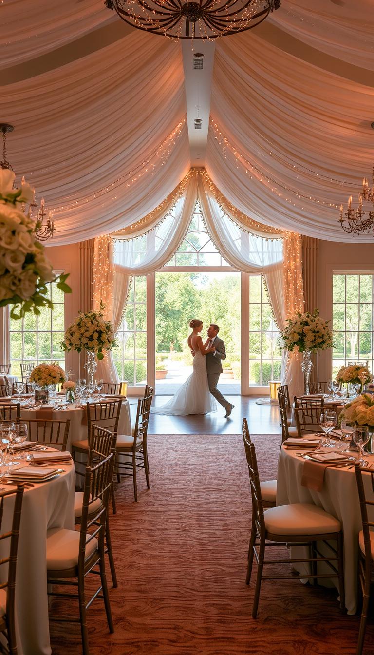 wedding venue transformation