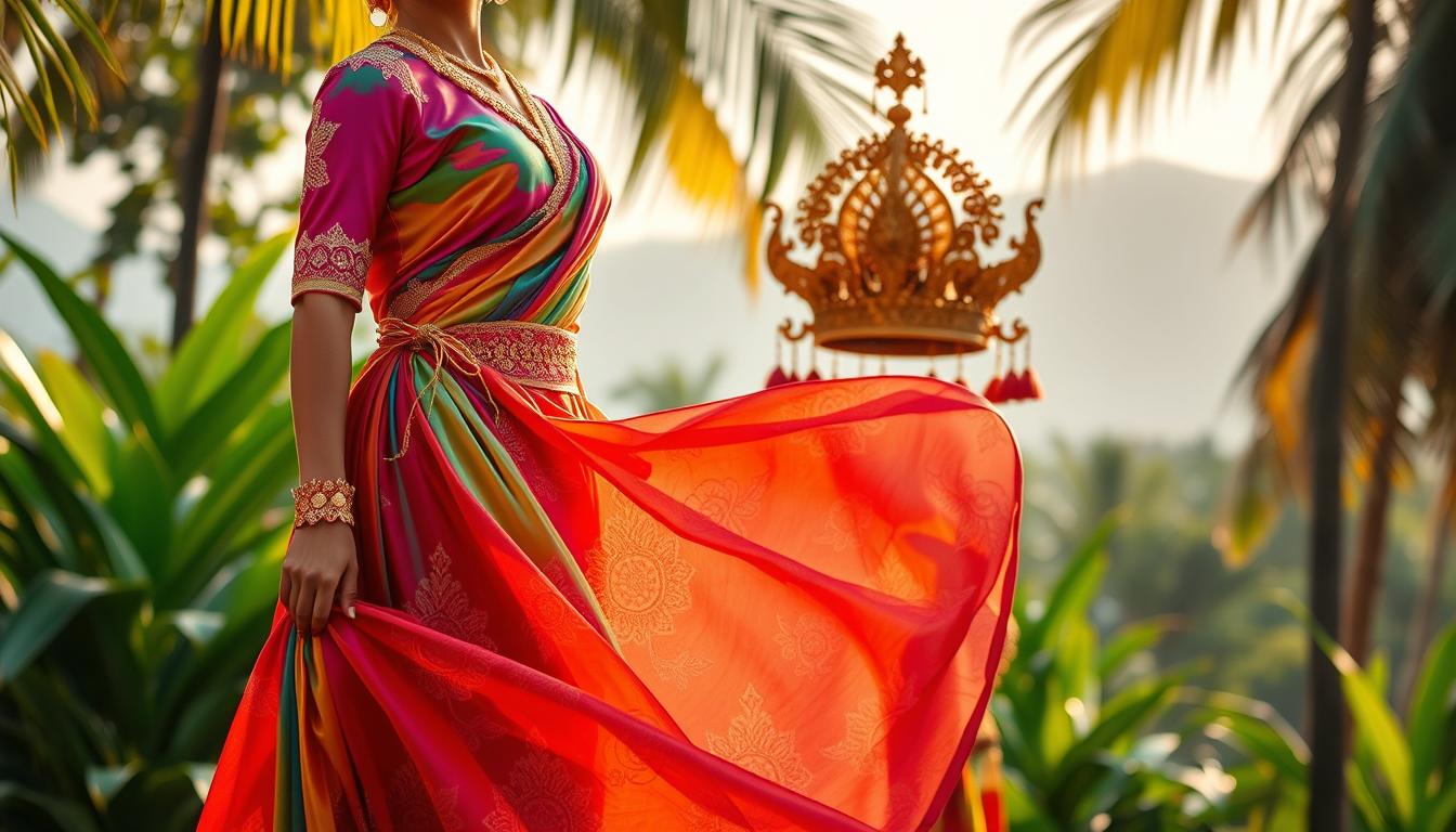 warna baju tradisional Kamboja