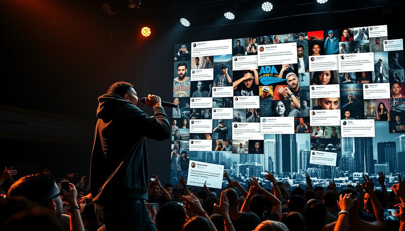 pengaruh musik Rap media sosial