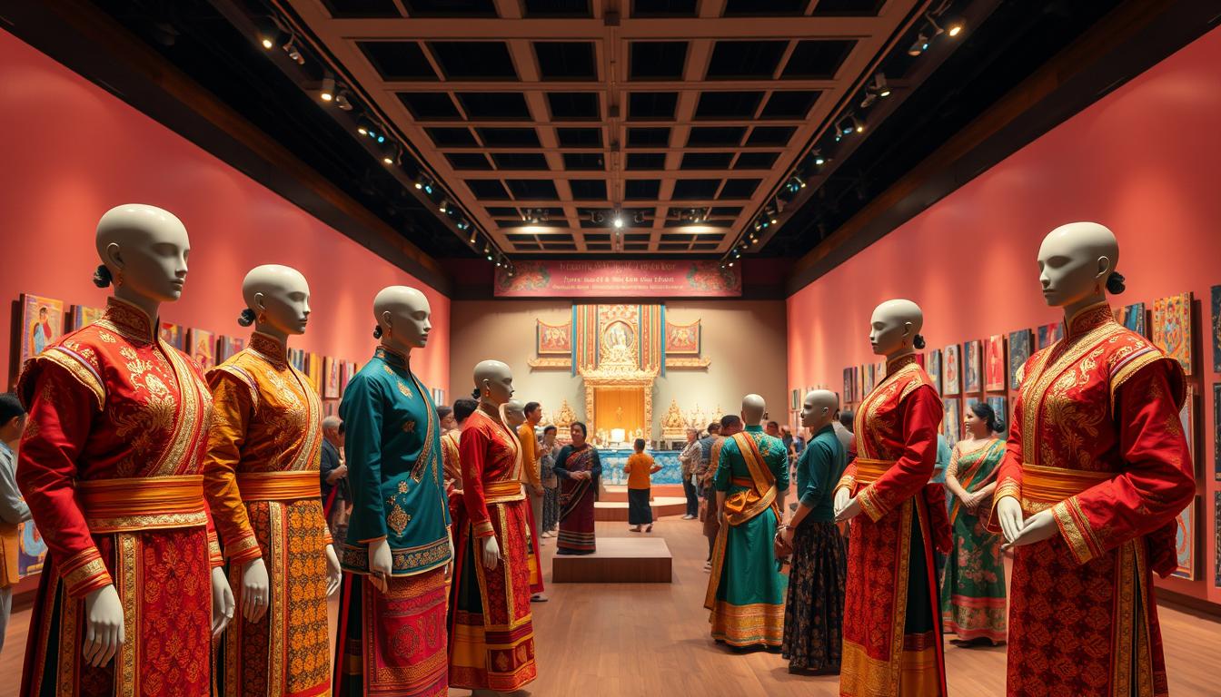 pameran baju tradisional Kamboja