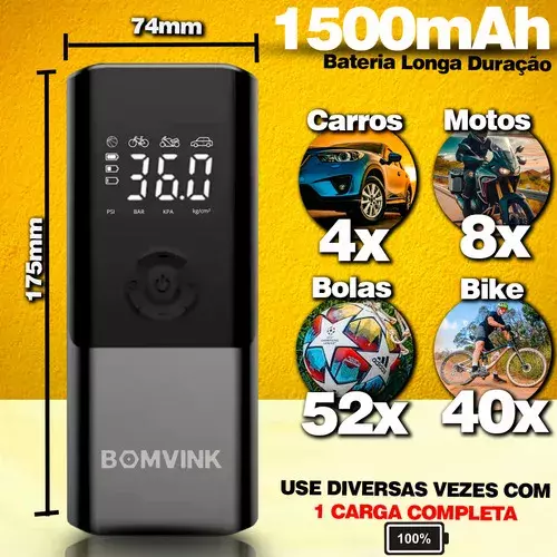 Compressor de ar portatil usb vale a pena ?