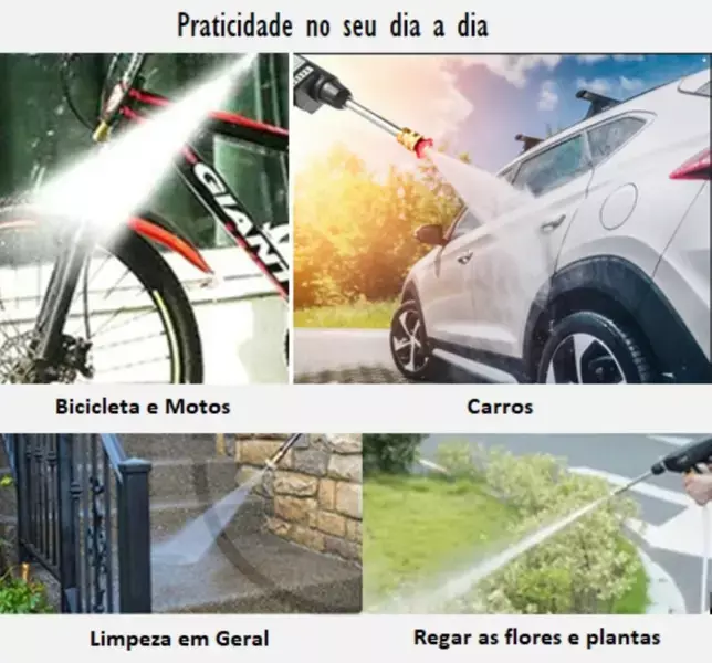 Lavadora de alta pressão portátil USB Vale a Pena ?