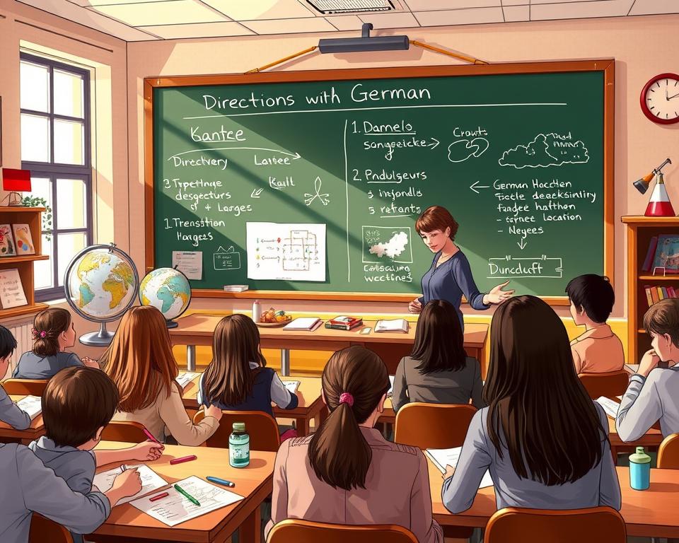 تعلم الاتجاهات والموقع في اللغة الألمانية