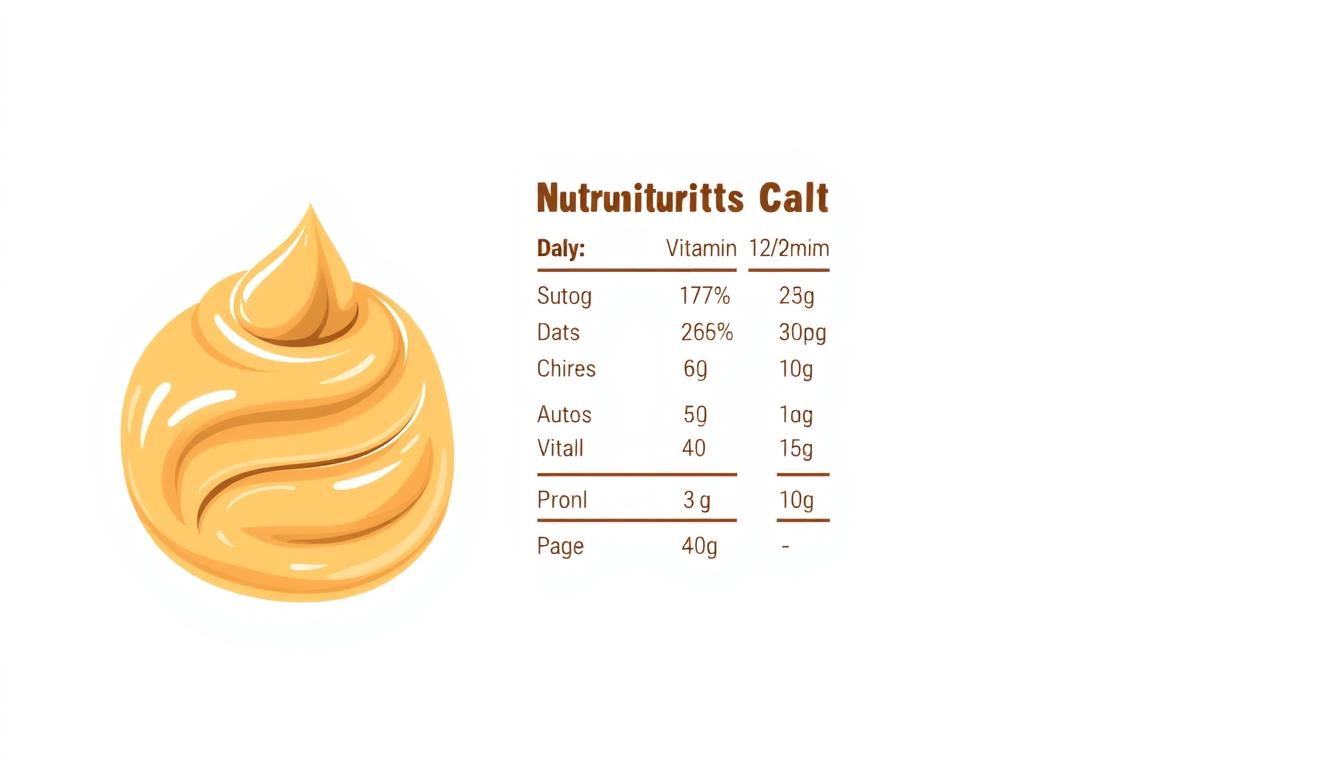 profil nutritionnel du beurre de cacahuètes