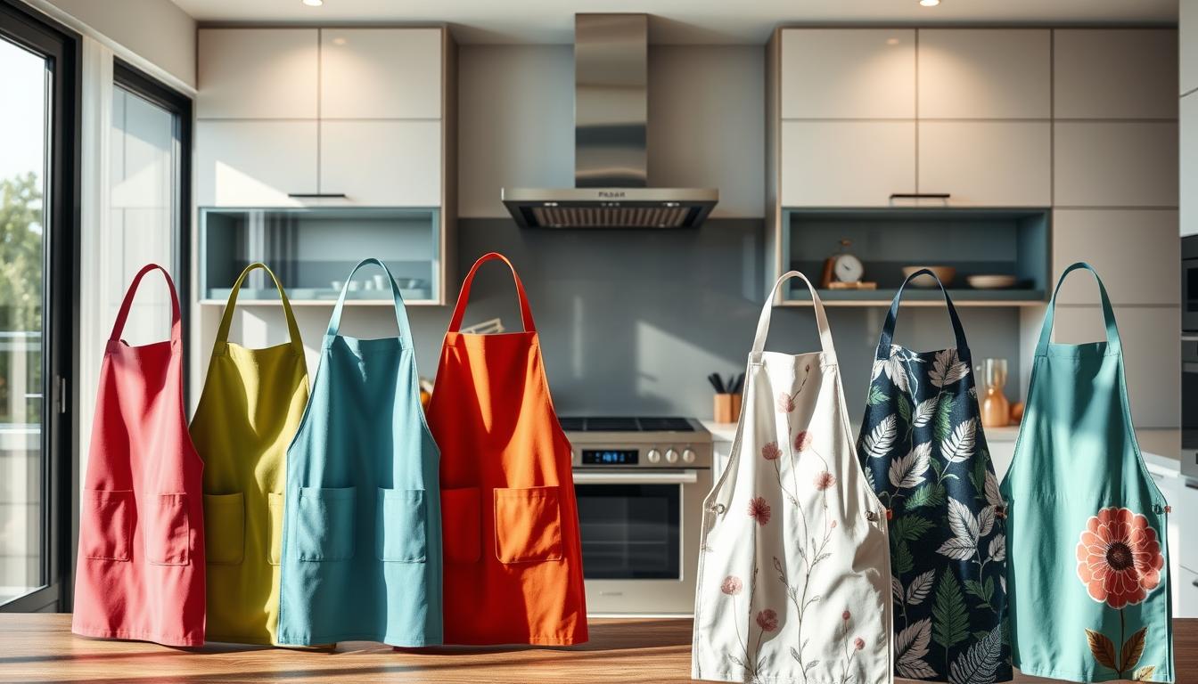 modern kitchen aprons