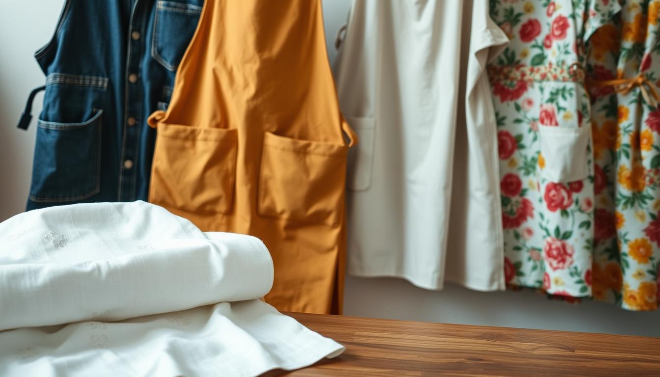 types of kitchen aprons
