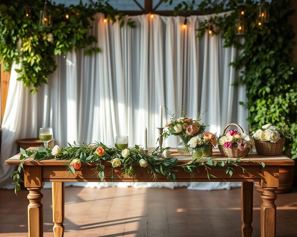 DIY wedding decorations