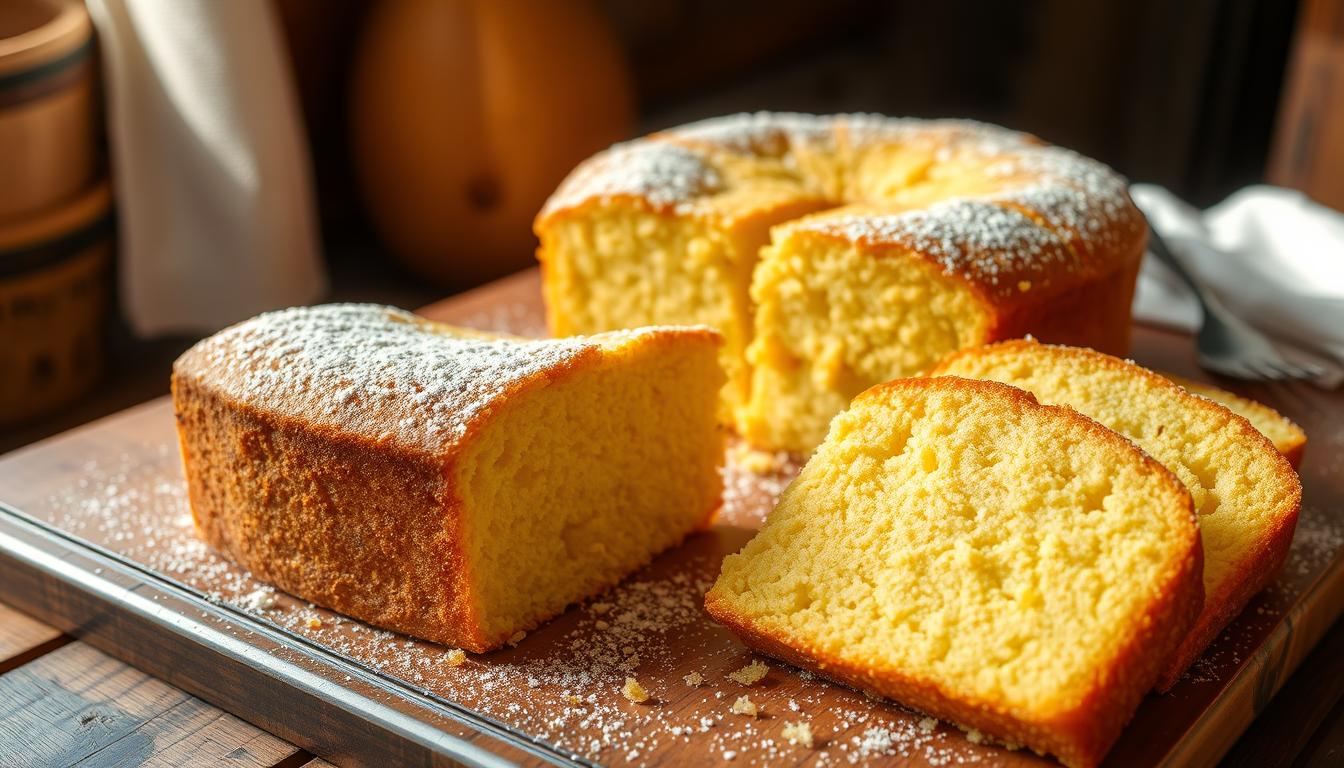 bolo de fubá brasileiro