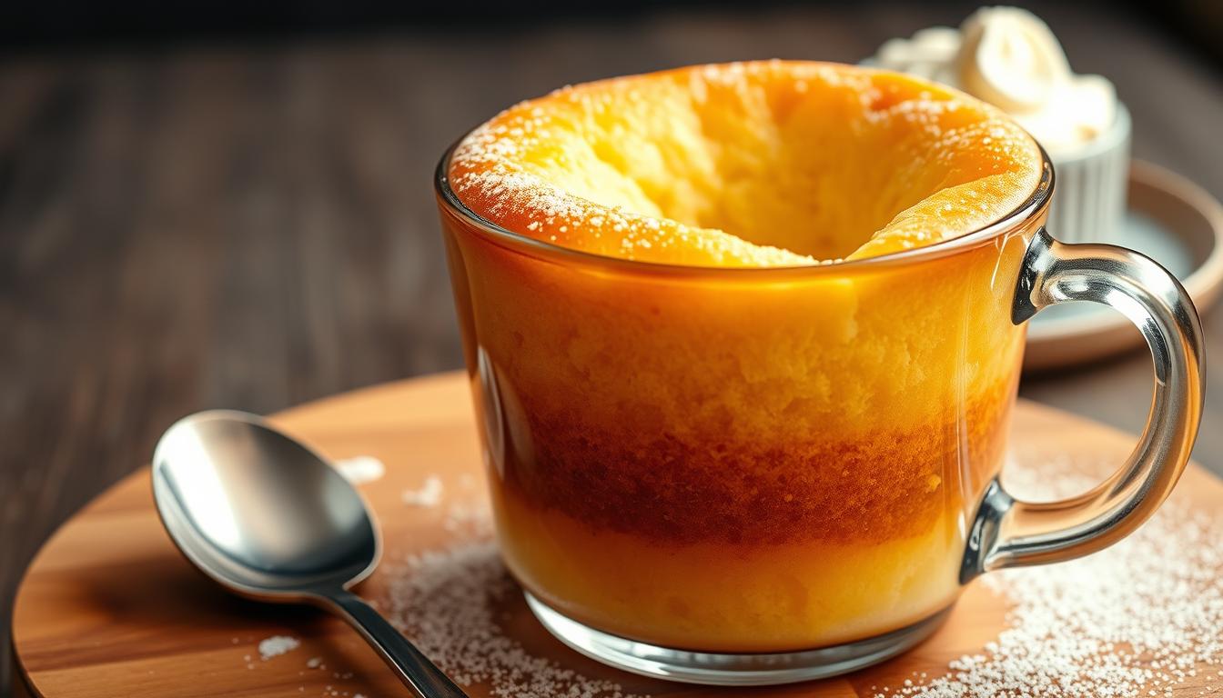 bolo de caneca cozimento