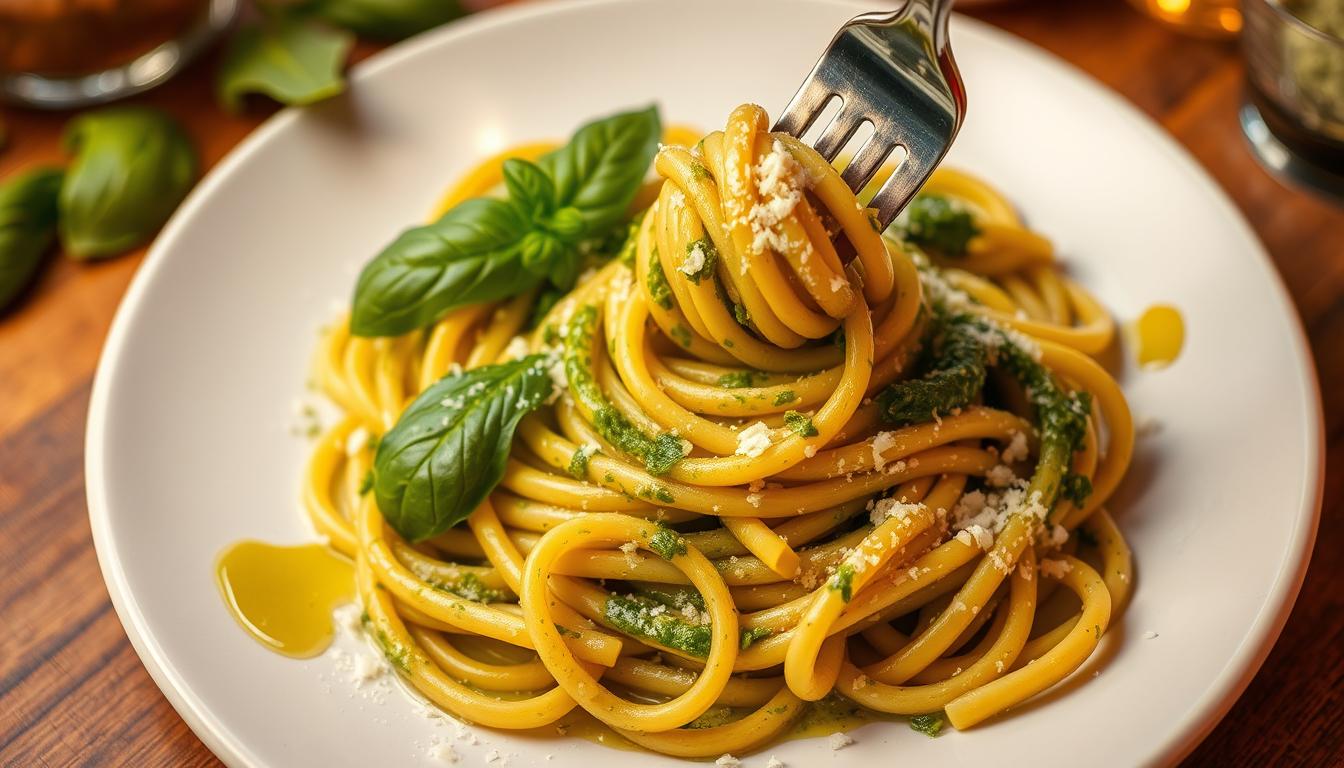 recept pasta pesto