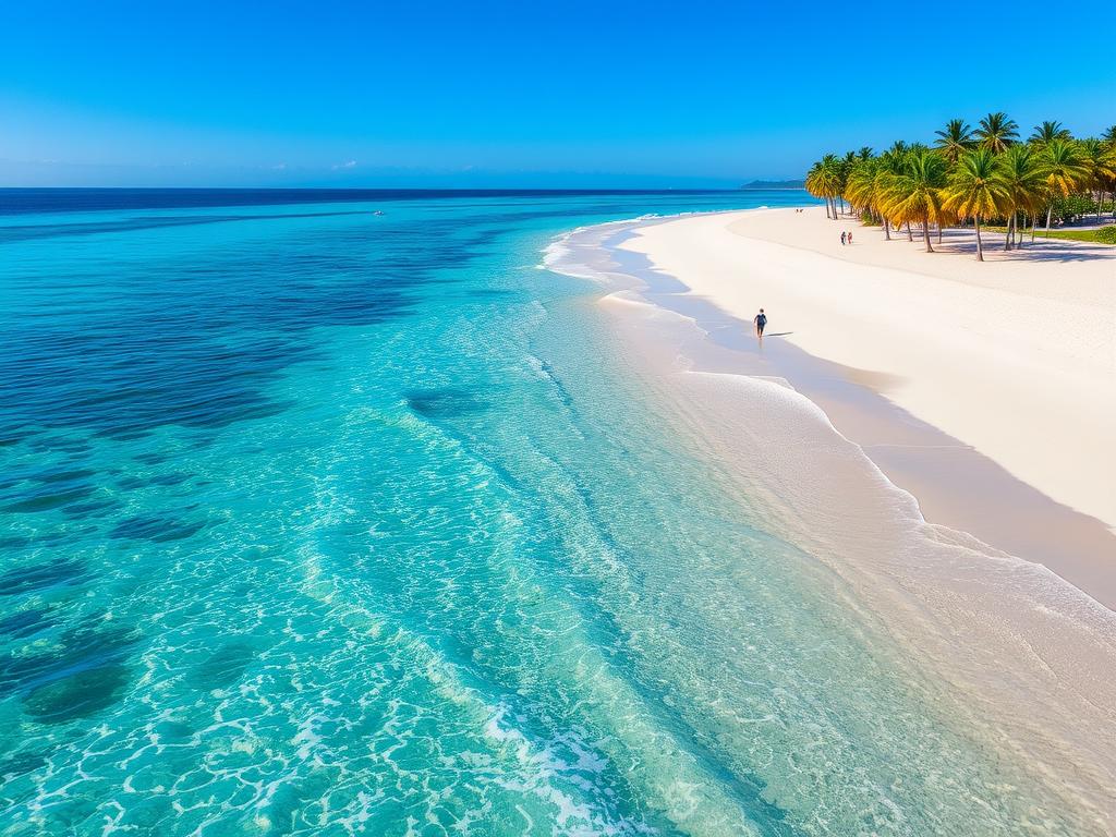 Praia de Porto de Galinhas com suas águas cristalinas, destino para viajar após a aposentadoria