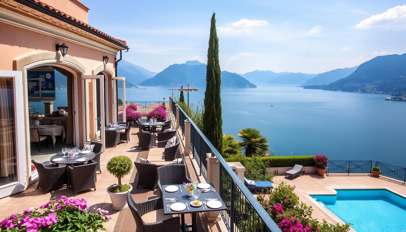 Hotel com vista para o Lago de Garda, ideal para viagens depois dos 50