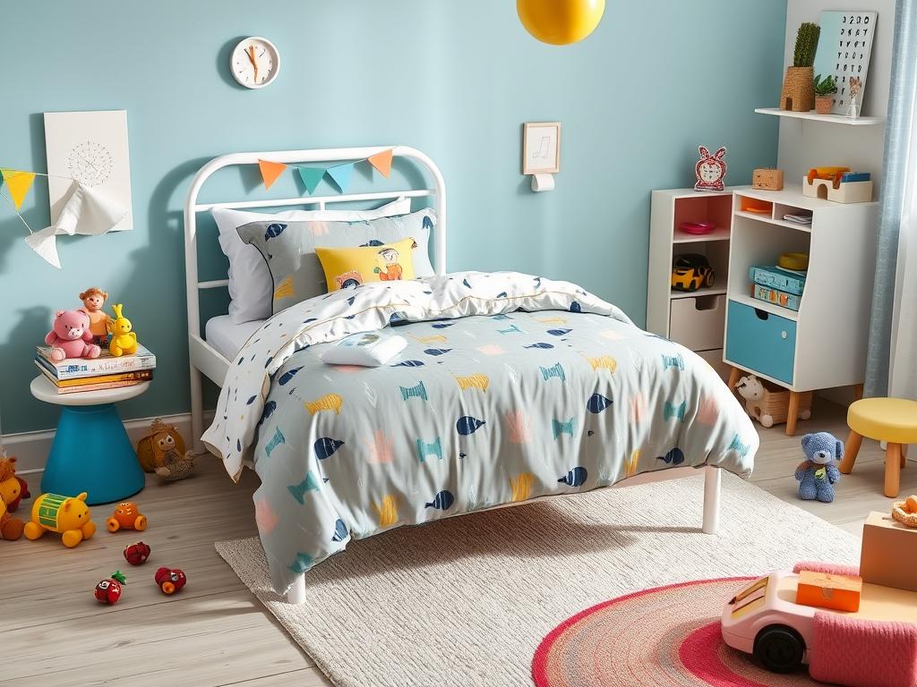 Kit Cobre Leito em quarto infantil