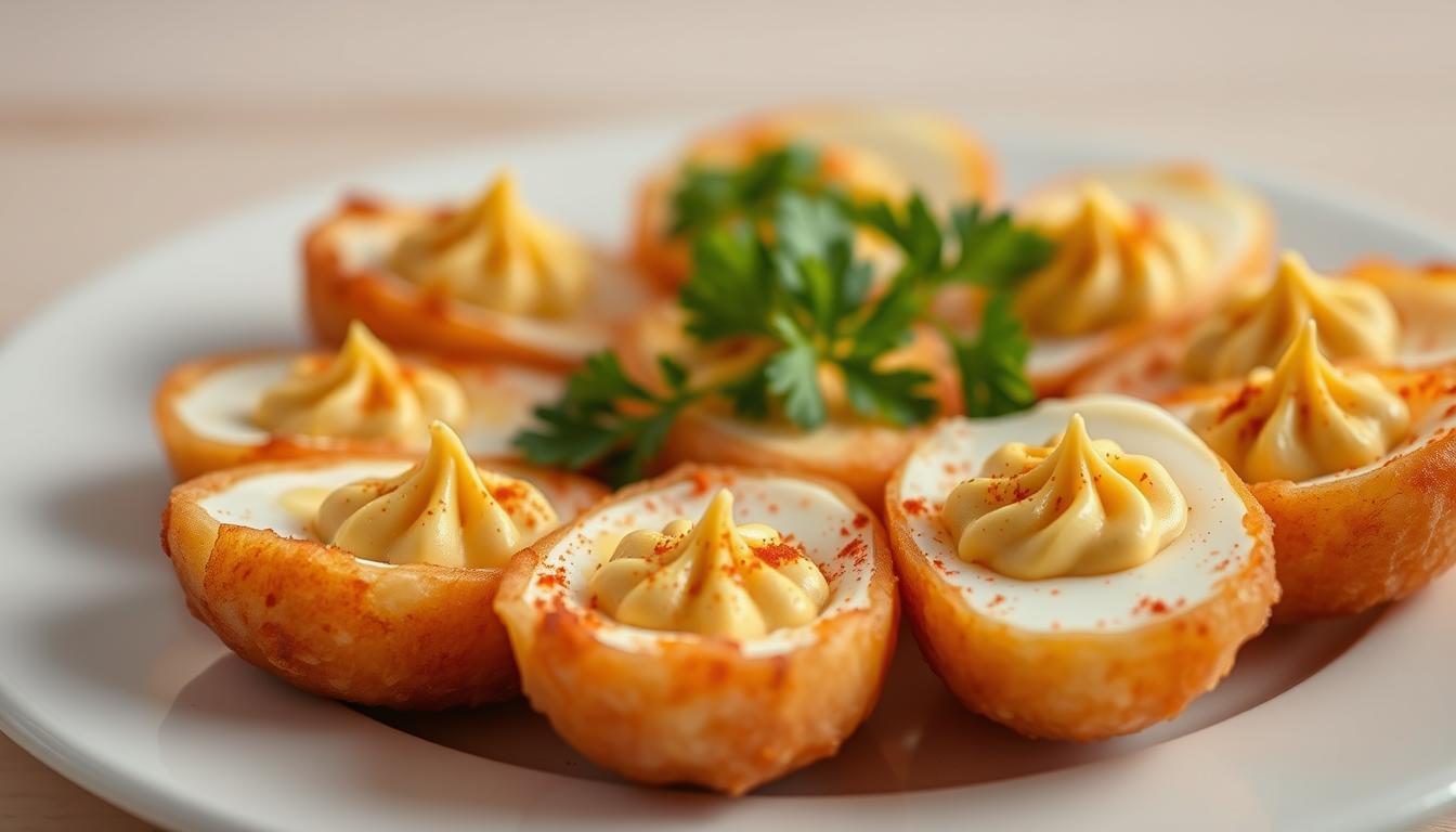 fried deviled eggs
