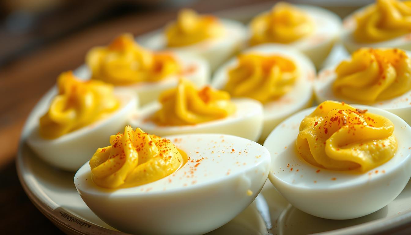 homemade deviled eggs