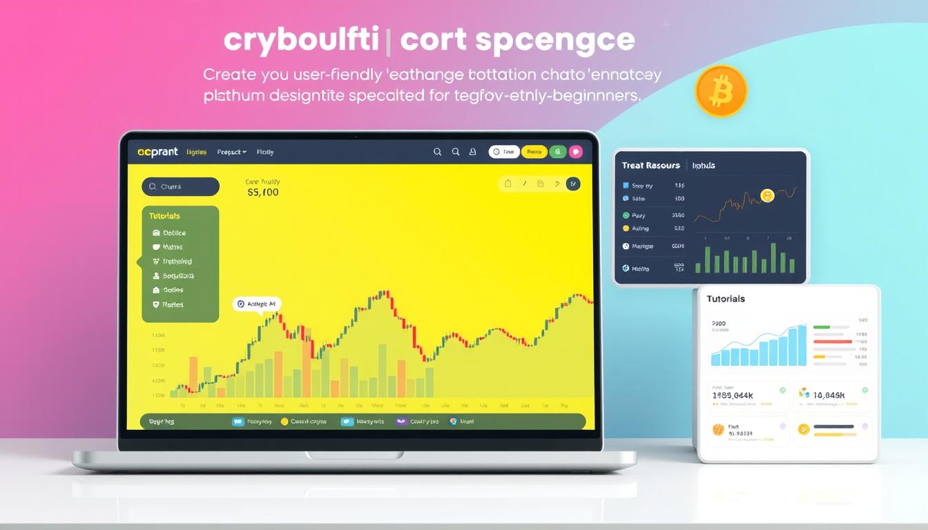Image of a popular cryptocurrency exchange for beginners