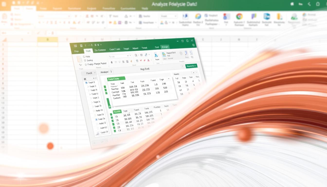 Image of Excel's Analyze Data feature in action